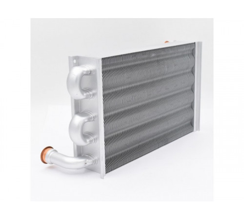 Теплообменник основной Heatwave для котлов Ariston Alteas X, BS, BS II, Cares X, Clas, Clas X, Egis Plus, Genus, Genus X, HS X, Matis 15 CF, 24 CF, Chaffoteaux Alixia, Pigma, Talia (65104247)