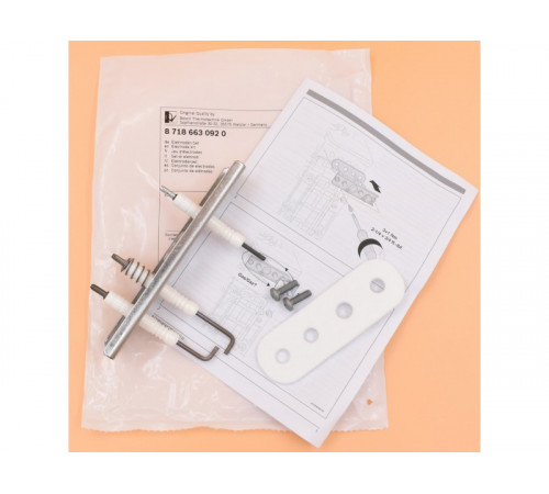 Комплект электродов для котлов Bosch Condens 7000i W, Buderus Logamax plus GB172 (87186630920)