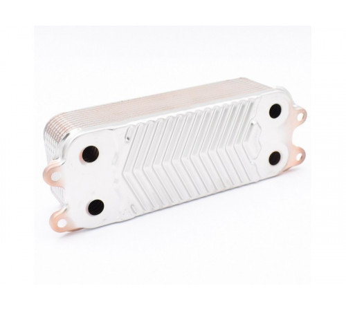 Теплообменник ГВС 19 пластин для котлов Vaillant atmo/turboTEC plus 20, 24, 28 кВт (0020038572)