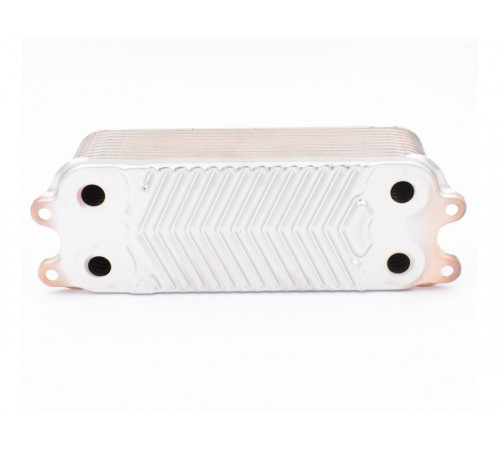 Теплообменник ГВС 19 пластин для котлов Vaillant atmo/turboTEC plus 20, 24, 28 кВт (0020038572)