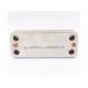 Теплообменник ГВС 12 пластин Zilmet 17B1901230 для BAXI Eco Classic, Eco Nova (6304131043) 63041310431P, 63041310091P