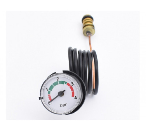 Манометр с медной трубкой для котлов Bosch Gaz 2000 W, 6000 W, Buderus Logamax U072 (87186457920)
