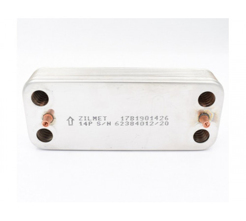 Теплообменник пластинчатый Zilmet 17B1901426 для котлов Mora 5114, 5116 (ST90029)