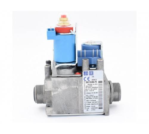 Газовый клапан для котлов Buderus Logamax U072, Bosch Gaz 6000 W, Gaz 2500 F (87186439430)