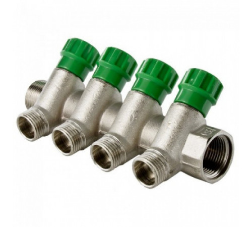 Коллектор Tim 3/4" - 1/2" Н 4 выхода
