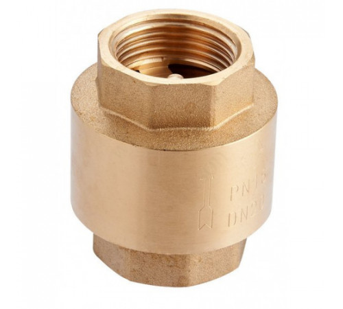 Клапан обратный с латунным сердечником PN 16 1 1/2"